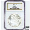Image 1 : 1880-S Morgan Silver Dollar NGC - MS65