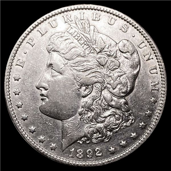 1892 Morgan Silver Dollar CLOSELY UNCIRCULATED