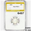 Image 1 : 1892 Barber Dime PGA - PR65+