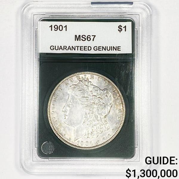 1901 Morgan Silver Dollar GG - MS67