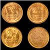 Image 2 : RD Wheat Cents, x4 UNCIRCULATED