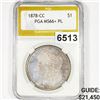 Image 1 : 1878-CC Morgan Silver Dollar PGA - MS66+ PL