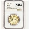 Image 1 : 1945 Walking Liberty Half Dollar NGC - MS63