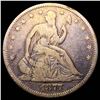 Image 1 : 1877 Seated Liberty Half Dollar NICELY CIRCULATED