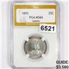 Image 1 : 1893 Isabella Columbian Quarter PGA - MS66