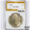 Image 1 : 1904 Morgan Silver Dollar PGA - MS63