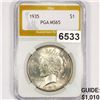 Image 1 : 1935 Silver Peace Dollar PGA - MS65