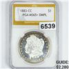 Image 1 : 1883-CC Morgan Silver Dollar PGA - MS65+ DMPL