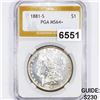 Image 1 : 1881-S Morgan Silver Dollar PGA - MS64+