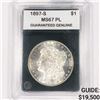 Image 1 : 1897-S Morgan Silver Dollar GG - MS67 PL