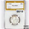 Image 1 : 1921 Standing Liberty Quarter PGA - MS61