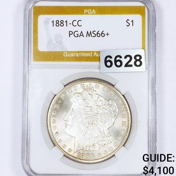 1881-CC Morgan Silver Dollar PGA - MS66+