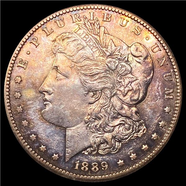 1889-S DMPL Morgan Silver Dollar CHOICE BU