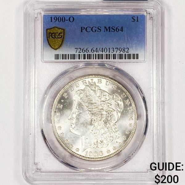 1900-O Morgan Silver Dollar PCGS - MS64