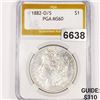 Image 1 : 1882-O/S Morgan Silver Dollar PGA - MS60