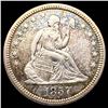 Image 1 : 1857 Seated Liberty Quarter LIGHTLY CIRCULATED