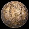 Image 1 : 1827 Sq. Base 2 Capped Bust Half Dollar NICELY