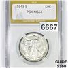 Image 1 : 1943-S Walking Liberty Half Dollar PGA - MS64