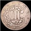 Image 2 : 1856 Silver Three Cent LIGHTLY CIRCULATED