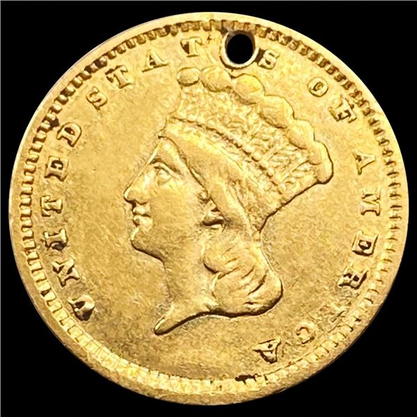 1857-S Rare Gold Dollar LIGHTLY CIRCULATED
