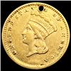 Image 1 : 1857-S Rare Gold Dollar LIGHTLY CIRCULATED