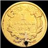 Image 2 : 1857-S Rare Gold Dollar LIGHTLY CIRCULATED