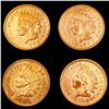 Image 1 : RD Indian Head Cents, x4 UNCIRCULATED
