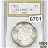 Image 1 : 1921 Morgan Silver Dollar PGA - MS63+ PL