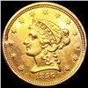 Image 1 : 1856 $2.50 Gold Quarter Eagle ABOUT UNCIRCULATED