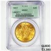 Image 1 : 1907 $20 Gold Double Eagle PCGS - MS62