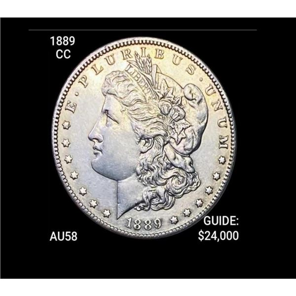 1889-CC Morgan Silver Dollar CHOICE AU