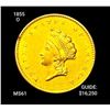 Image 1 : 1855-O Rare Gold Dollar UNCIRCULATED