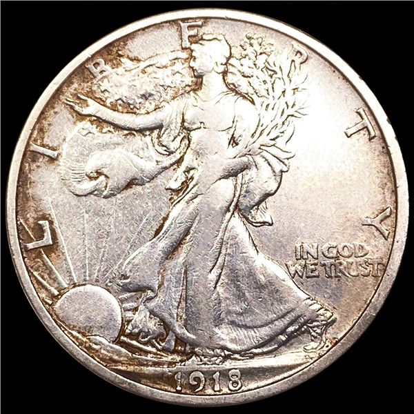 1918-S Walking Liberty Half Dollar LIGHTLY CIRC