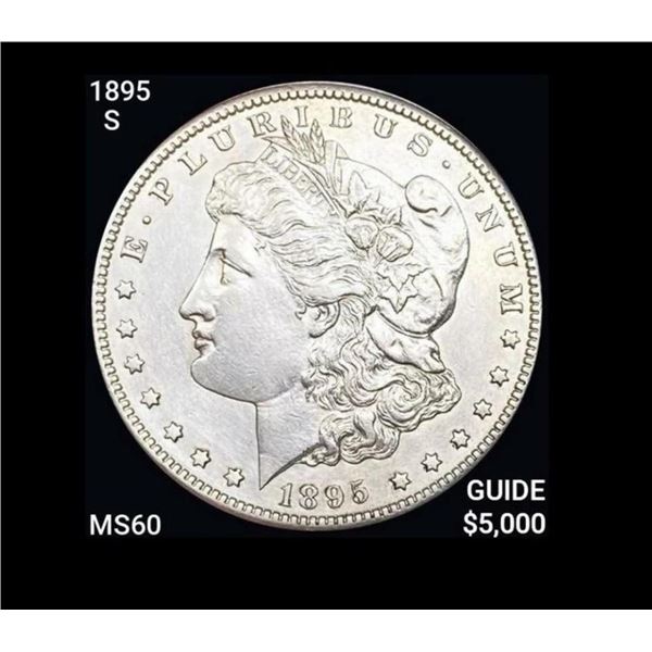 1895-S Morgan Silver Dollar UNCIRCULATED