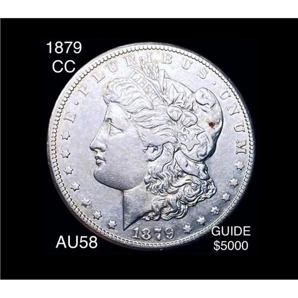 1879-CC Morgan Silver Dollar CHOICE AU