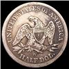 Image 2 : 1845-O Seated Liberty Half Dollar ABOUT UNC