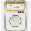 Image 1 : 1938 Walking Liberty Half Dollar PGA - MS65