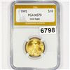 Image 1 : 1995 $10 Gold Eagle PGA - MS70