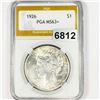Image 1 : 1926 Silver Peace Dollar - MS63+