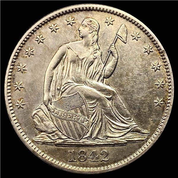 1842-O Seated Liberty Half Dollar UNCIRCULATED