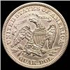 Image 2 : 1873 Arrows Seated Liberty Quarter CLOSELY UNC