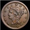 Image 1 : 1855 Braided Hair Large Cent CLOSELY UNCIRCULATED