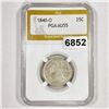 Image 1 : 1840-O Seated Liberty Quarter PGA - AU55