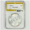 Image 1 : 1922-S Silver Peace Dollar PGA - MS65