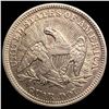 Image 2 : 1853 Arrows Seated Liberty Quarter NEARLY UNC