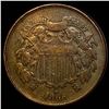 Image 2 : 1865 Two Cent Piece ABOUT UNCIRCULATED