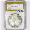 Image 1 : 1882-CC Morgan Silver Dollar PGA - MS63+
