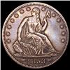 Image 1 : 1853 Arrows Seated Liberty Half Dollar NEARLY UNC
