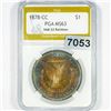 Image 2 : 1878-CC Rainbow Morgan Silver Dollar PGA - MS63