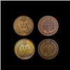 Image 2 : (4) Wheat Cents ABOUT UNCIRCULATED